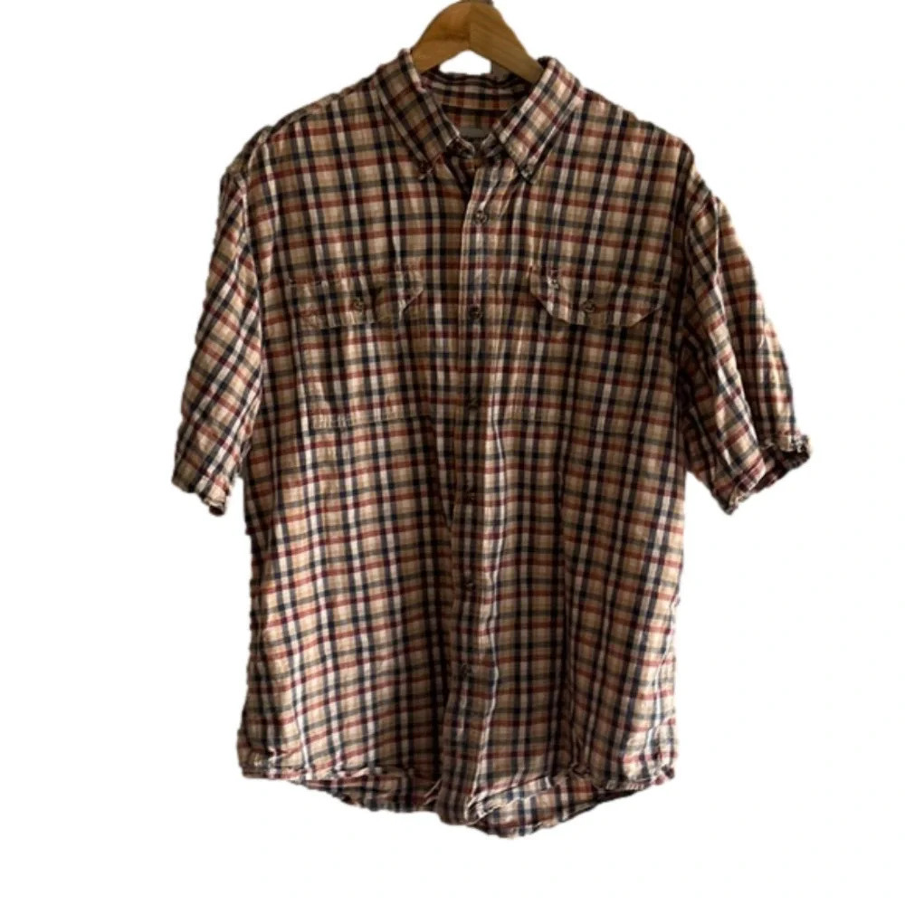 CARHARTT | Cotton button down flannel shirt